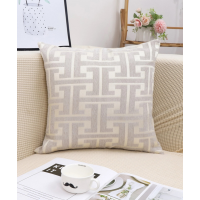 Geometric Print Cushion Cover Without Filler